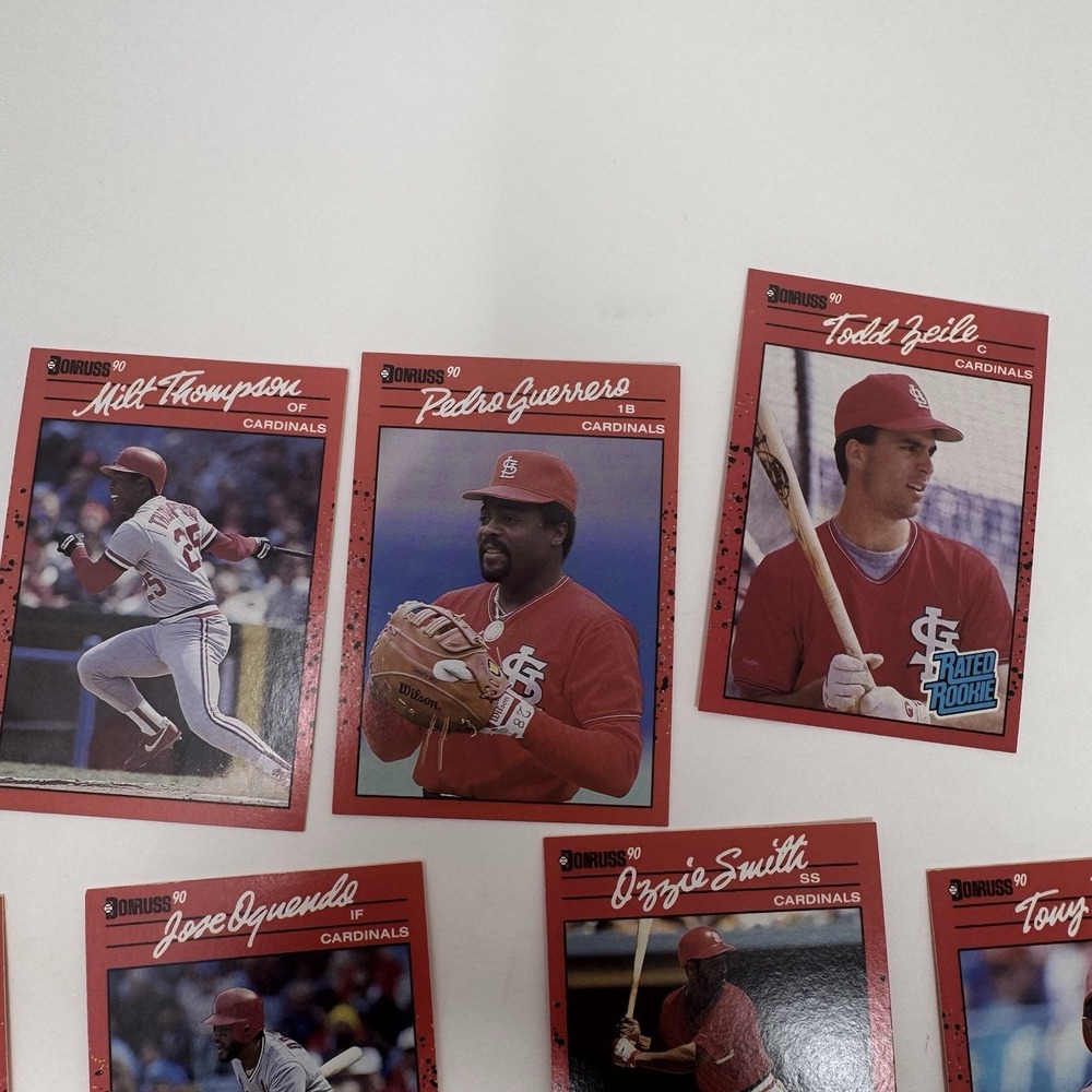 1990 Donruss Baseball Trading Card Lot Of 32 Cards Assorted Players - Picture 7 of 13